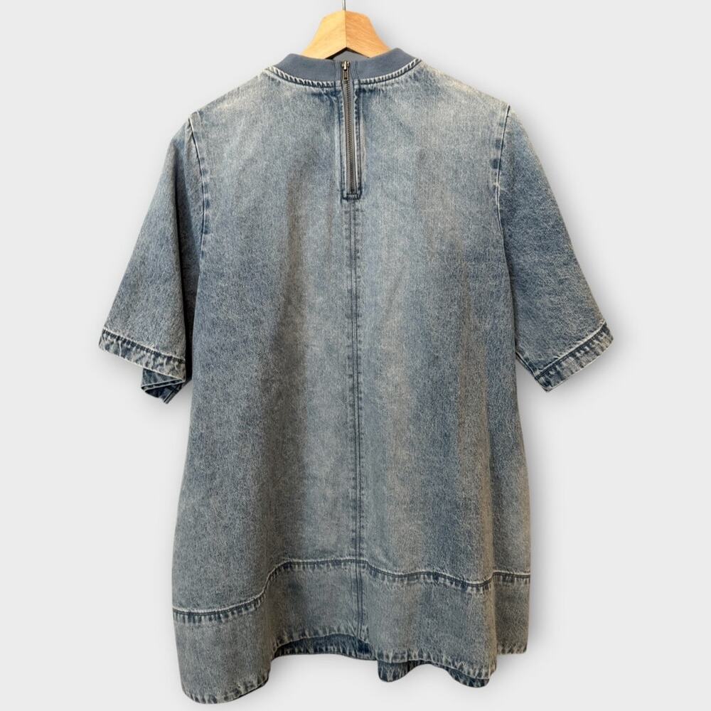 Free People Harlow Denim Minidress Size Small - Picture 6 of 13